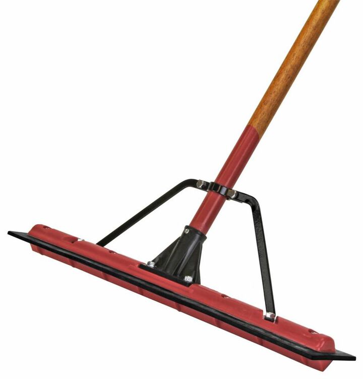 Harper PowrWave 24 In. Reversible Rubber Blade Floor Squeegee for Wet Cleanup