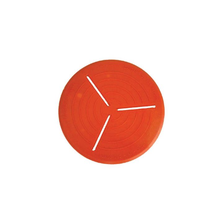 Paragon Pro Hole-In-One Bright Orange Safety Floor Opening Cover for 3 inch to 12 inch Diameter Holes