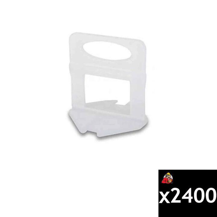 Rubi Tools 3/32 Inch Delta Leveling Clips 2400 Pieces