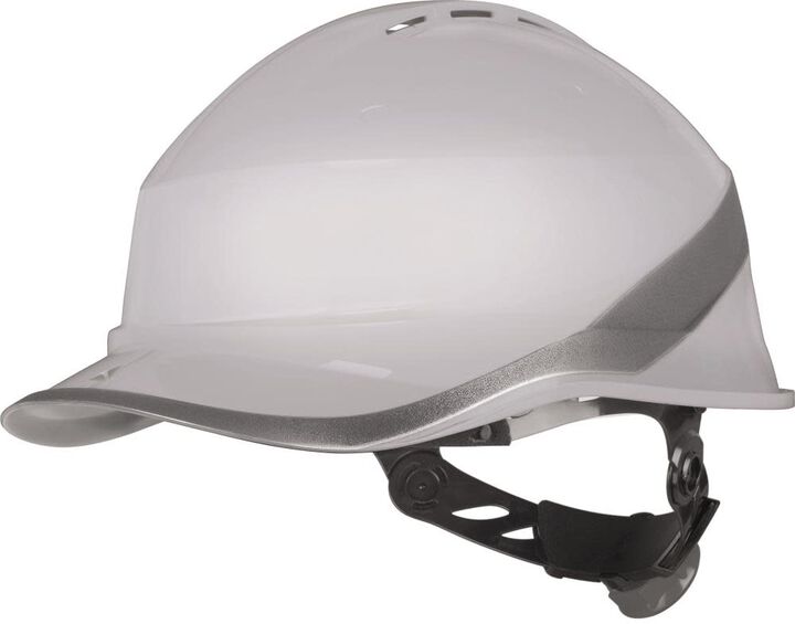 Delta Plus Diamond Vented ABS Safety Helmet White
