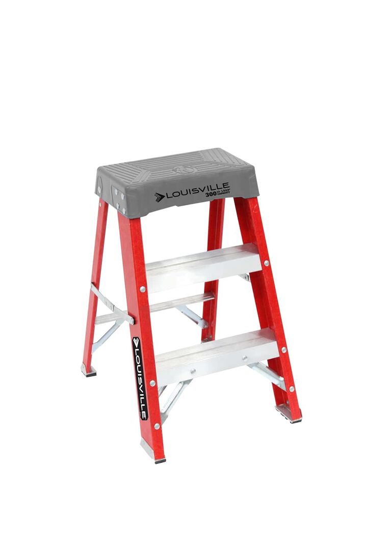 Louisville Ladder 2 Ft Fiberglass Step Stool