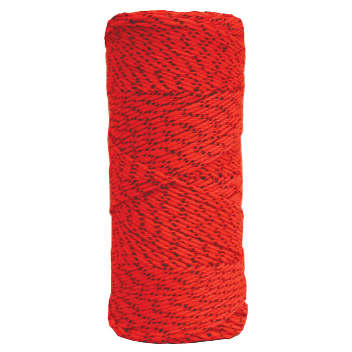 Kraft Tool Co Bonded Braided Nylon Mason's Line 500 Ft Tube Orange and Black