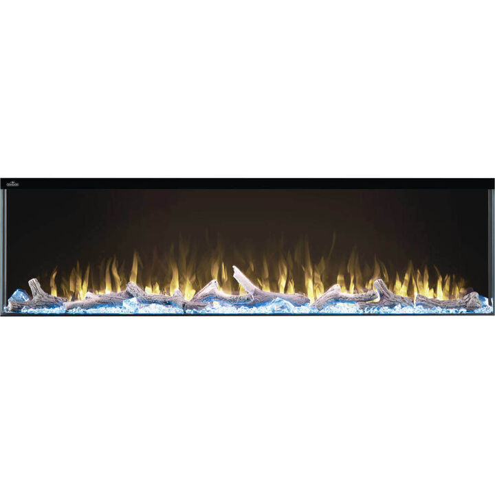 Napoleon Trivista Primis Electric 60 Inch Three-Sided Built-In Fireplace