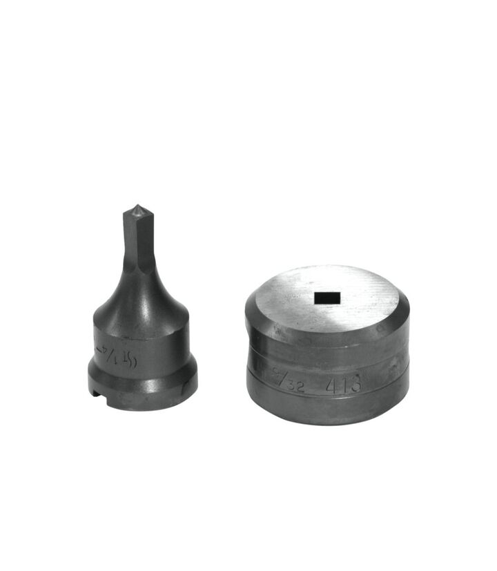 Edwards 1/4 Inch Punch x 9/32 Inch Die Square Punch & Die Set