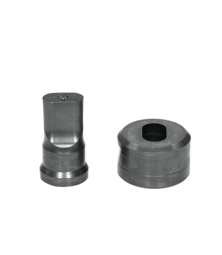 Edwards 1 Inch Punch x 1-1/32 Inch Die Standard Oblong Punch & Die Set