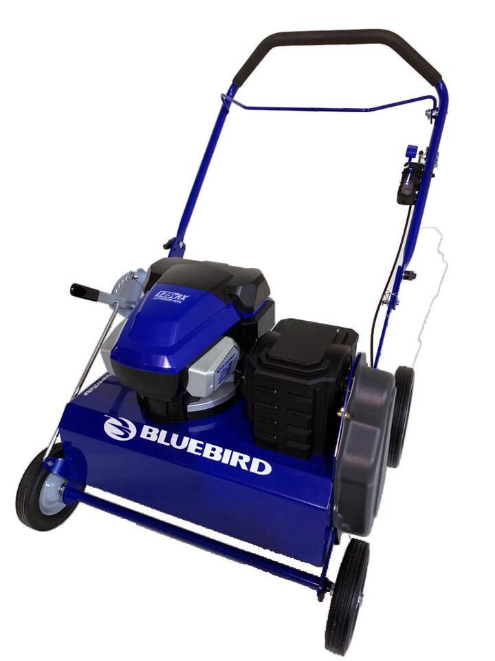 Bluebird Power Rake Dethatcher 18in 125V Li Ion Wheeled Brushless Motor (Bare Tool) Discontinued Model, Limited Remaining Inventory