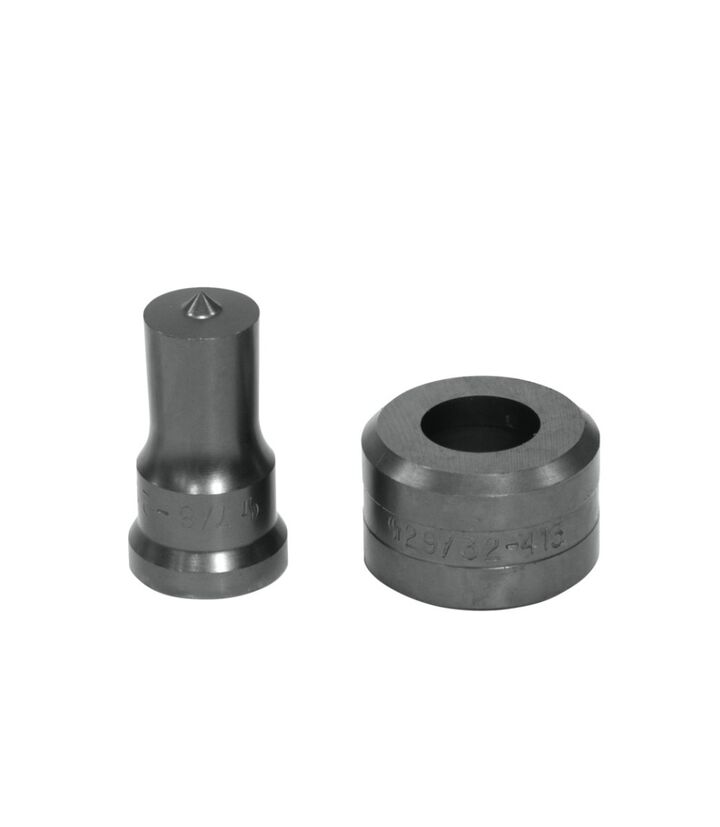 Edwards 7/8 Inch Punch x 29/32 Inch Die Steel Round Punch & Die Set