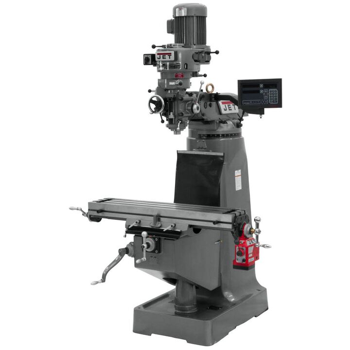 JET Vertical Milling Machine JTM-2 9X42 MILwith DP700 3-AXISQ DRO&