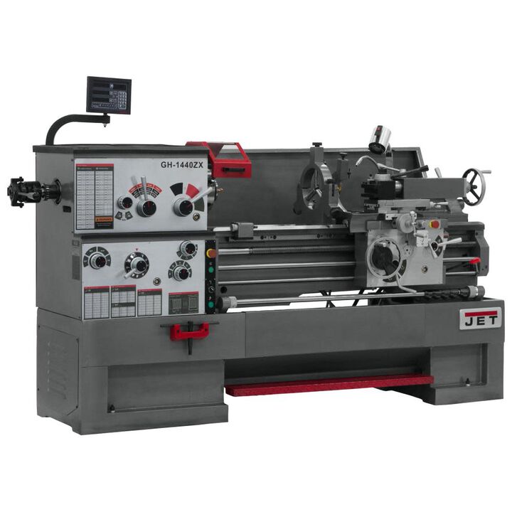 JET Gear Head 14 x 40 ZX Lathe with Ne DP700L DRO 2 Ax with TAK&CLLT