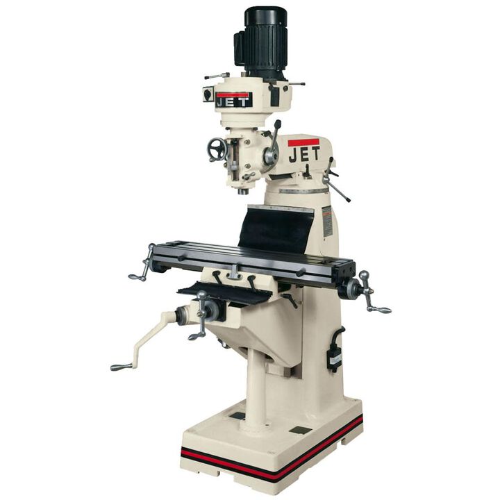 JET JVM-836-3 MIll with ACU-Rite 203 DRO with X-Axis Powerfeed