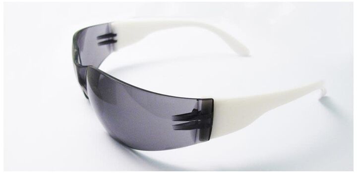 Delta Plus Lucy Safety Glasses White Temple Gray Anti Fog Lens