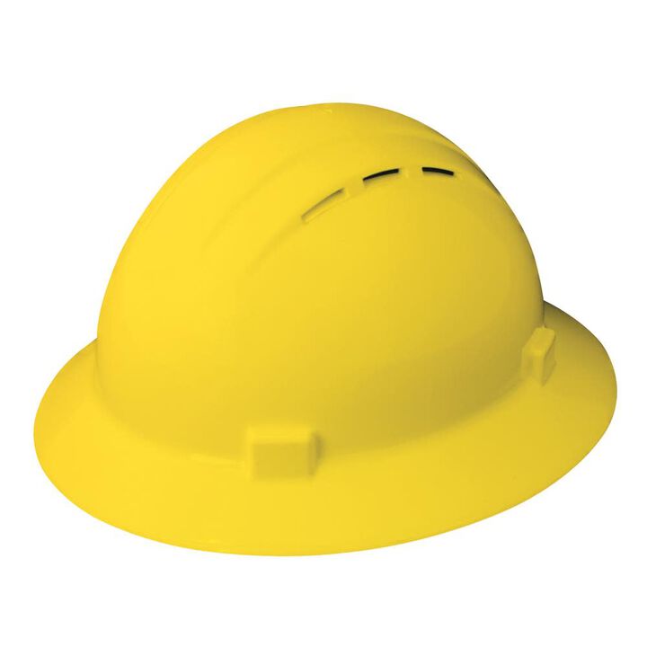 Delta Plus Americana Full Brim Vented Hard Hat with 4 Point Ratchet Suspension, swatch