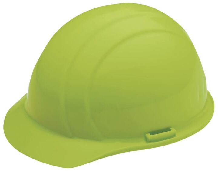 Delta Plus Hi-Viz Lime Americana Hard Hat Standard Suspension