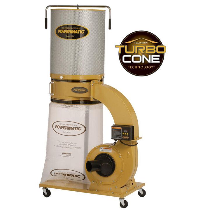 Powermatic Dust Collector 1.75HP 1PH 115/230 V 2-Micron Canister Kit