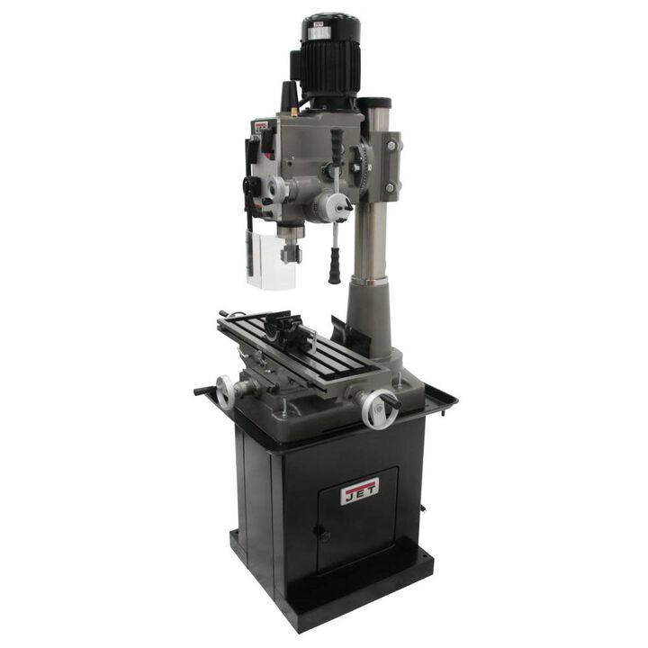 JET Geared Head Square Column Mill/Drill with Power Downfeed