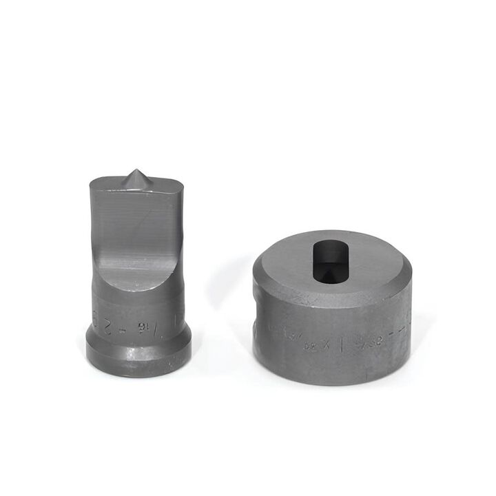 Edwards 3/8 x 1-1/16 Inch x 1-3/32 Inch Die Standard Oblong Punch & Die Set