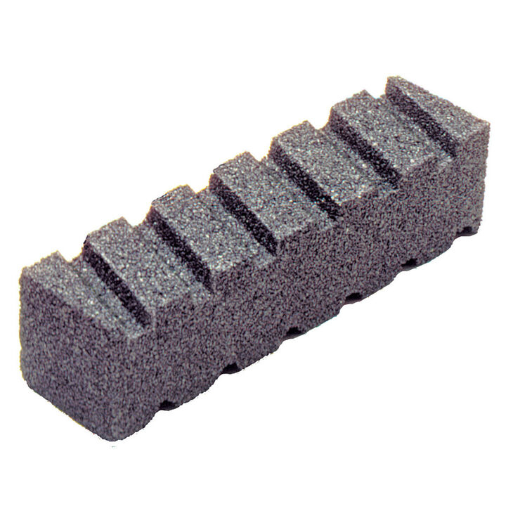 Kraft Tool Co 8 Inch x 2 Inch x 2 Inch 20 Grit Fluted Rub Brick