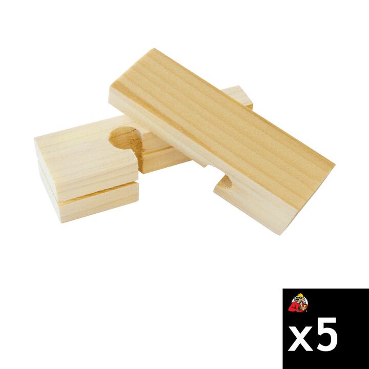 Kraft Tool Co 4 Inch Wood Line Blocks 5 Pairs