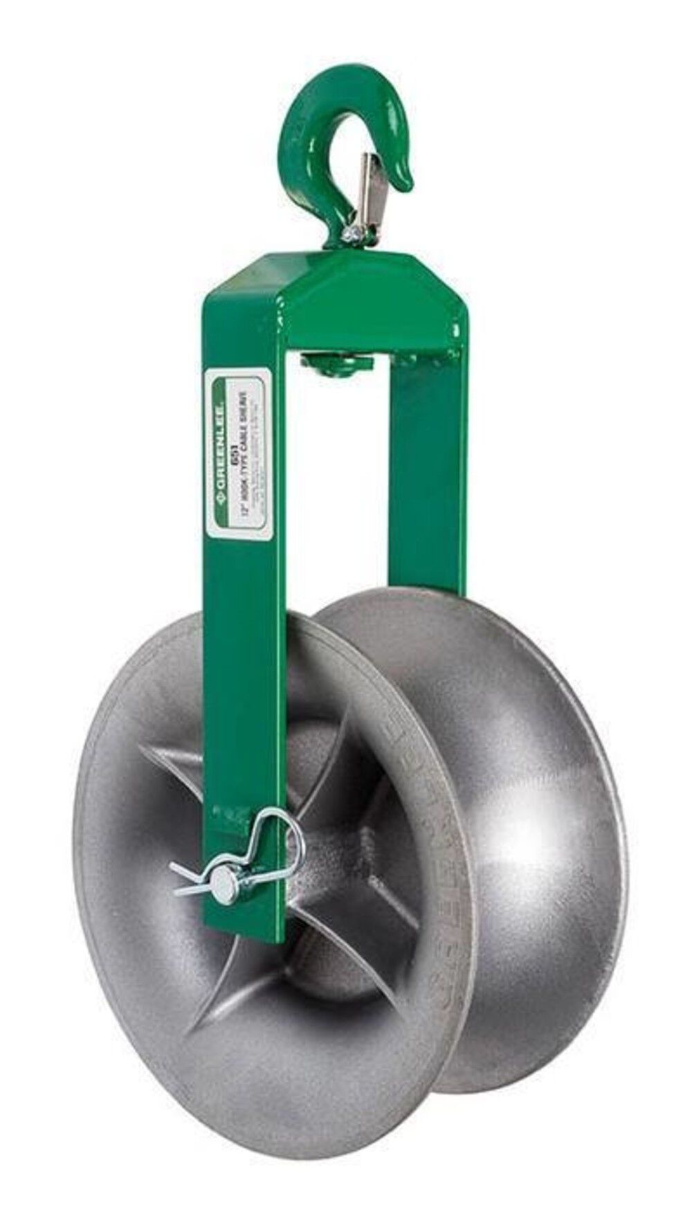 Greenlee 12 Inch Hook-Type Cable Puller Sheave, large image number 1