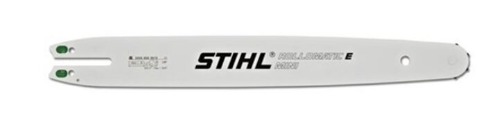 Stihl ROLLOMATIC E Light 01 14 Inch Long 1/4 Inch Low Profile Pitch 0.043 Inch Gauge Chainsaw Guide Bar