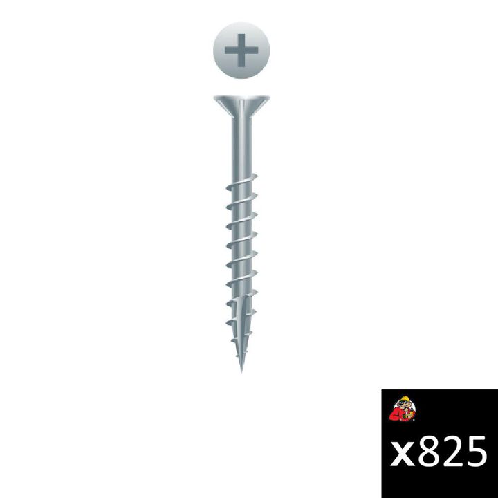 Strong-Point #8 x 1-5/8 Inch Phillips Wood Screw 825 Pieces