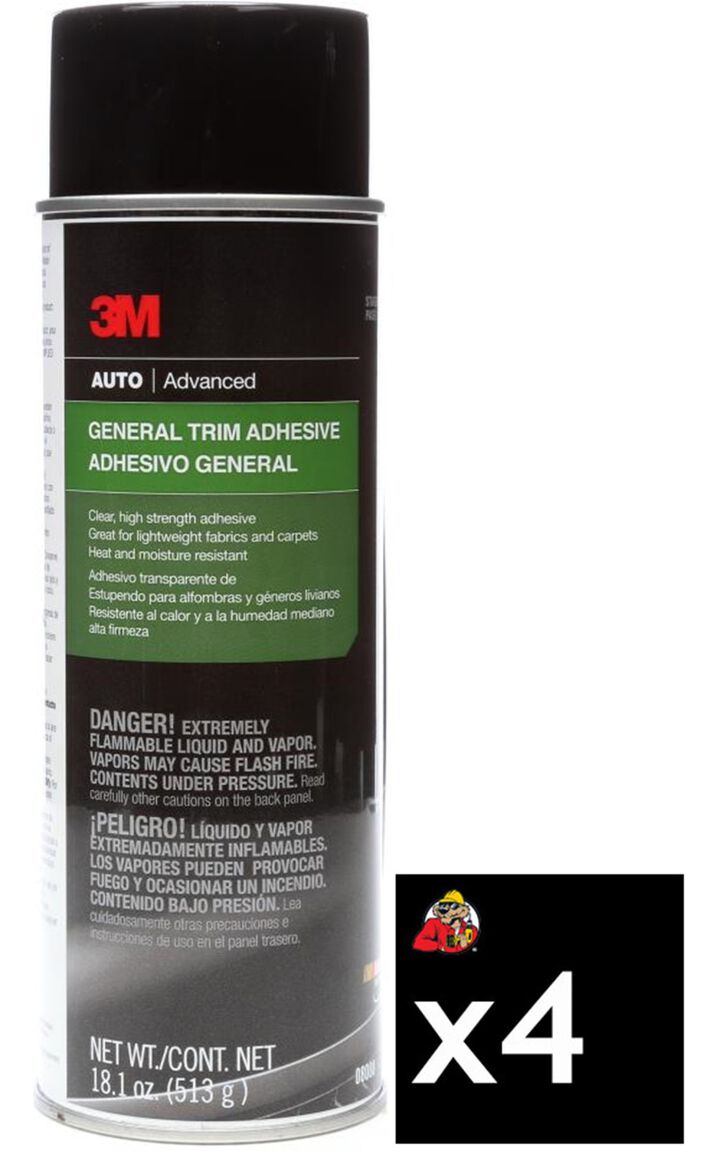 3M General Trim Adhesive 18.1 oz Pack of 4