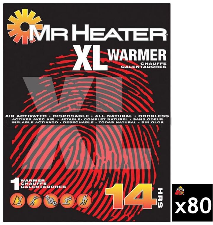 Mr Heater XL Winter Disposable Hand Warmer 80 Pack