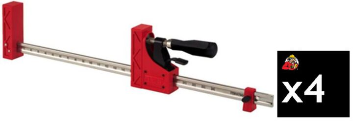 JET 31 Inch Parallel Clamp Pack of 4