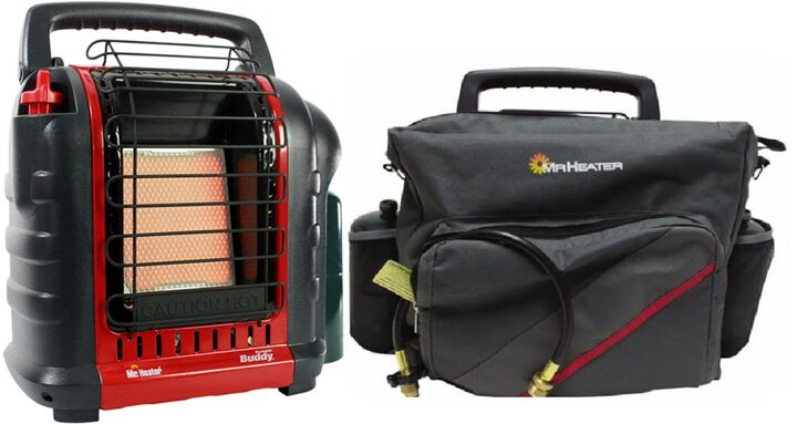 Mr Heater MH9BX Portable Buddy Heater & Accessory Bag Bundle