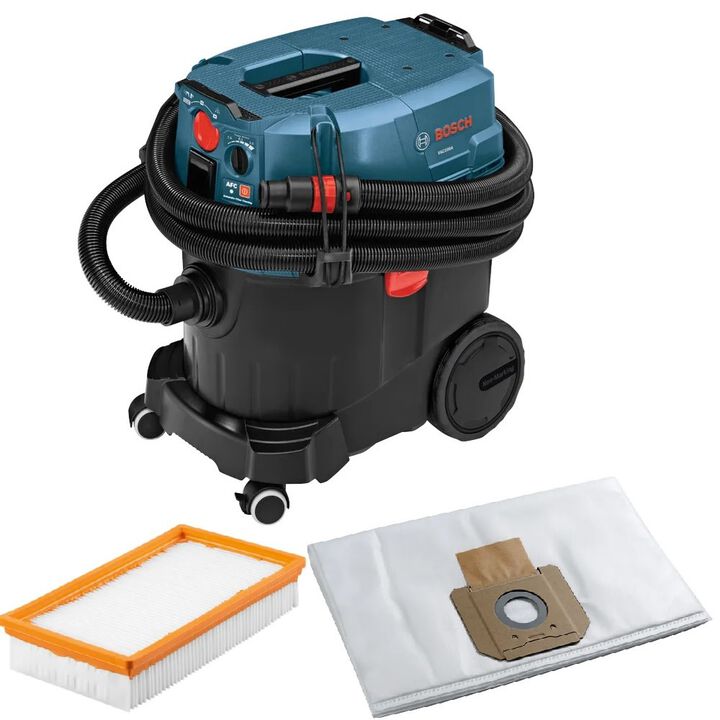 Bosch 9 Gallon Dust Extractor with HEPA Filters Bundle