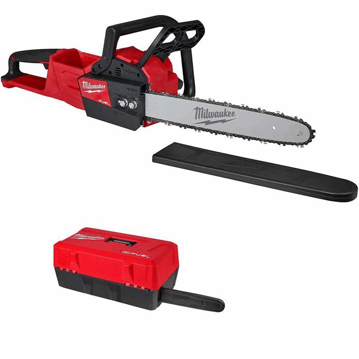 Milwaukee M18 16 Inch Chainsaw-Reconditioned (Bare Tool), Chainsaw Case Bundle