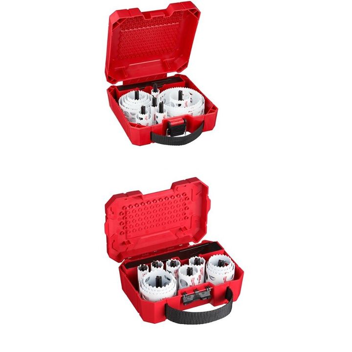 Milwaukee 21-Piece HOLE DOZER Hole Saw Kit, 15-Piece Hole Saw Kit Bundle