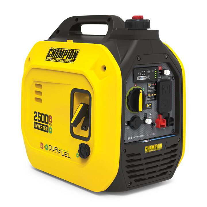 Champion Power Equipment 2500-Watt Dual Fuel 49 State Portable Inverter Generator with Quiet Technology