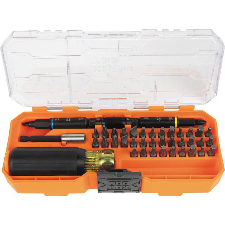 Klein Tools KNECT Impact-Rated Multi-Bit Screwdriver/Nut Driver Set 46 Pieces