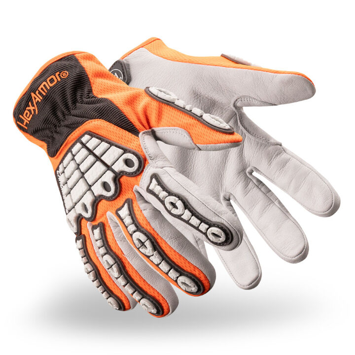 Hexarmor Chrome SLT Oasis Breathable Leather Work Gloves Medium
