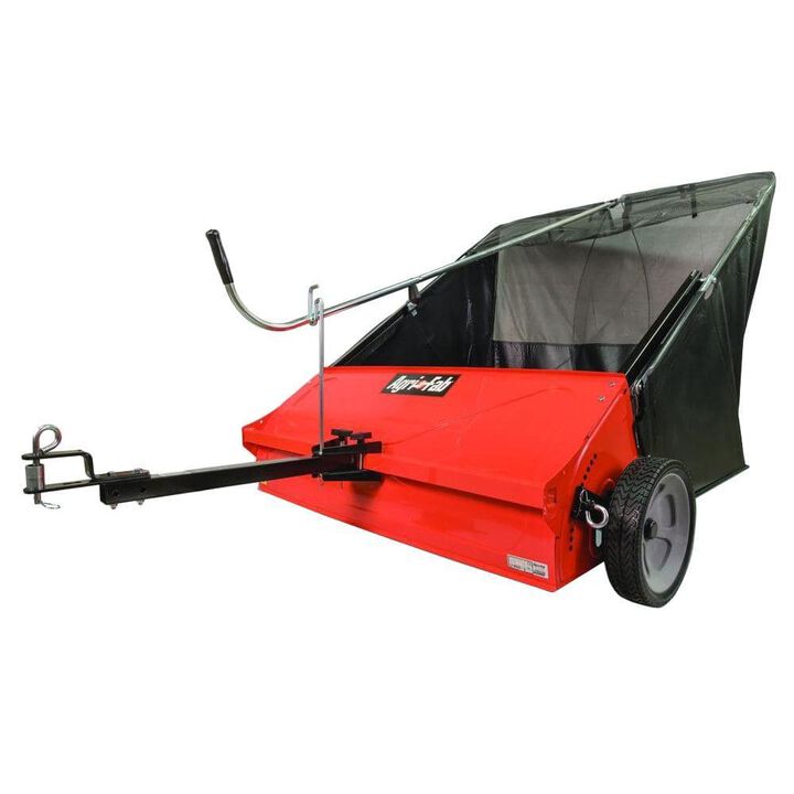 Agri-Fab 44 Inch 25 Cu Ft Tow Behind Lawn Sweeper