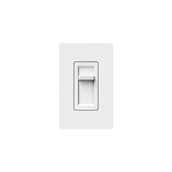 Lutron Lumea 120V 150W 1P Gloss White Slide Dimmer Switch