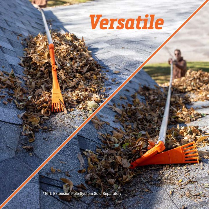 EZ Smart Multi-Angle Adjustment Plastic Mini Rake, large image number 3