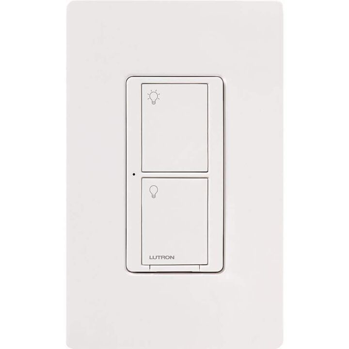 Lutron Caseta 120V 5A 1P Gloss White Wireless Smart Switch