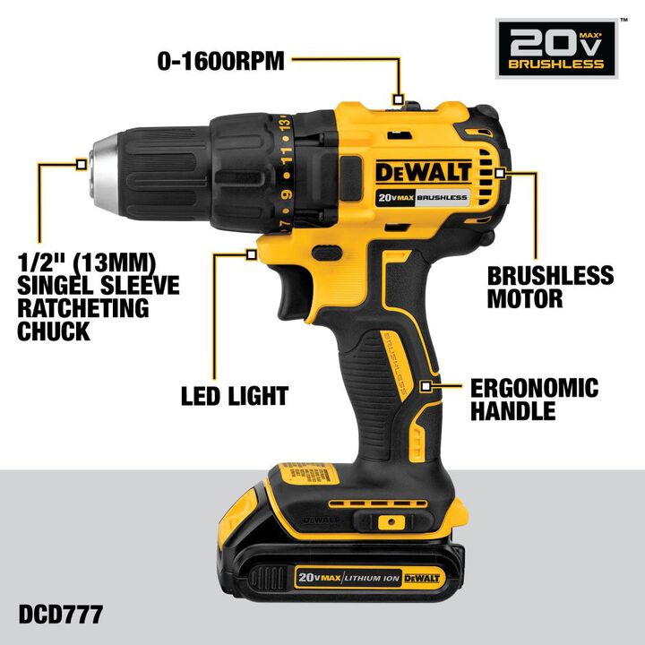 DEWALT 20V MAX 3 Tool Combo Kit, large image number 2