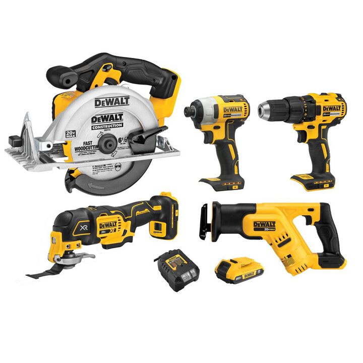 DEWALT 20V MAX 5 Tool Combo Kit