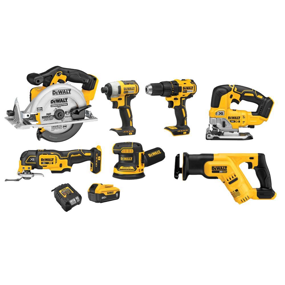 DEWALT 20V MAX  7-Tool Combo Kit, large image number 1