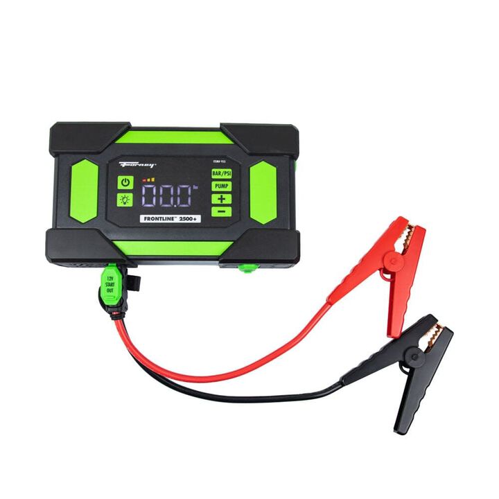 Forney Industries Frontline 2500A+ Lithium Battery Jump Starter with Air Compressor