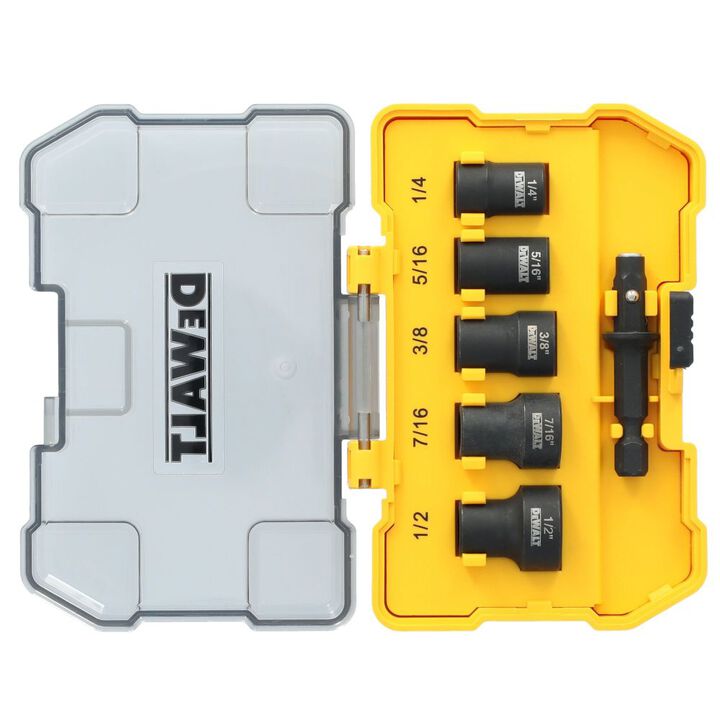 DEWALT Elite Series Cleanable Nut Drivers, 5 Pieces
