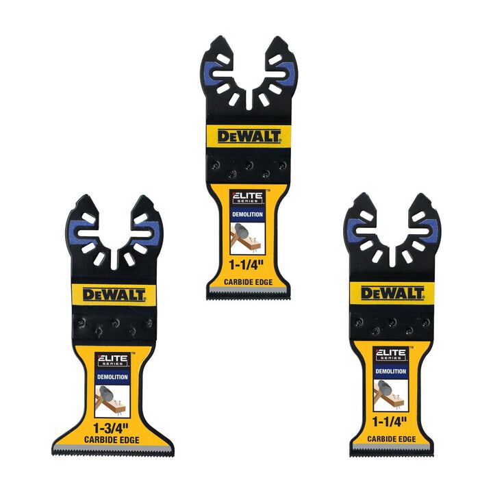 DEWALT ELITE SERIES Oscillating Demo Assortment 3 Pieces