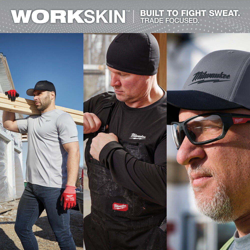 Milwaukee WORKSKIN Performance Fitted Hat Black S/M, large image number 9