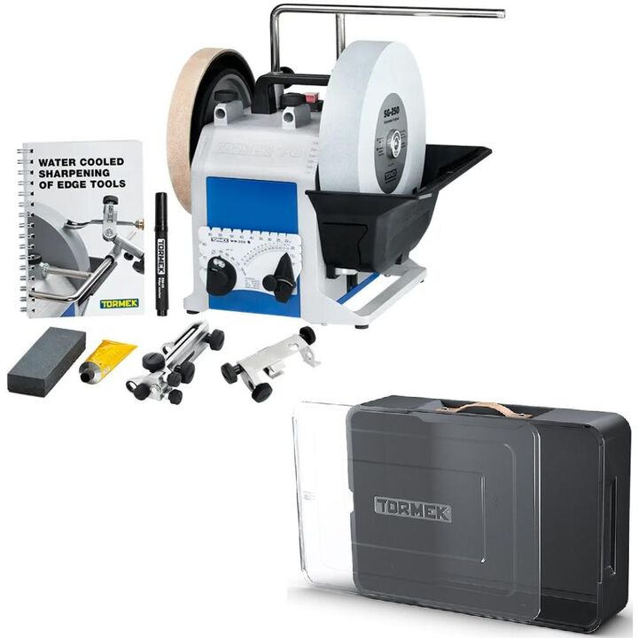 Tormek T-8 Water-Cooled Sharpening System & TC-800 Tormek Case Bundle