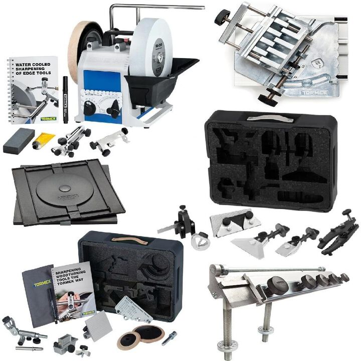 Tormek T-8 UltimatePlus & Planer Blade Attachment with Rotating Base Bundle