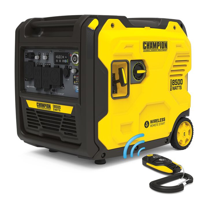 Champion Power Equipment 8500-Watt Gas Powered 49 State Wireless Remote Start RV Ready Portable Inverter Generator with StartLINK
