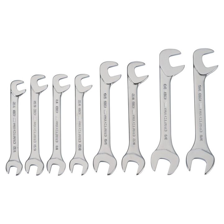CRAFTSMAN Standard SAE Open End Ignition Wrench Set 8 Pieces